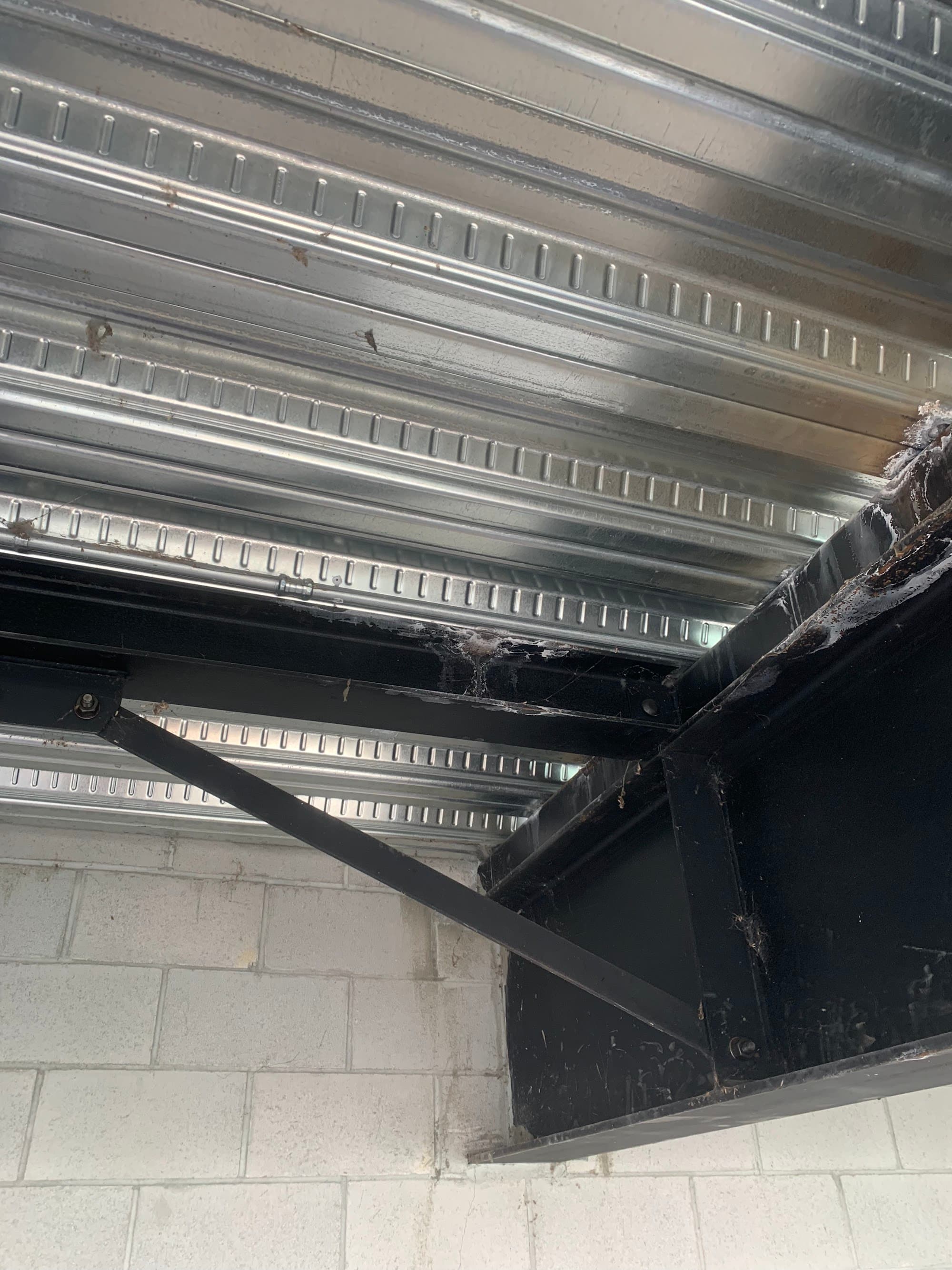 Steel structure underside with metal deck — BIM modeling by Palisade Engineering