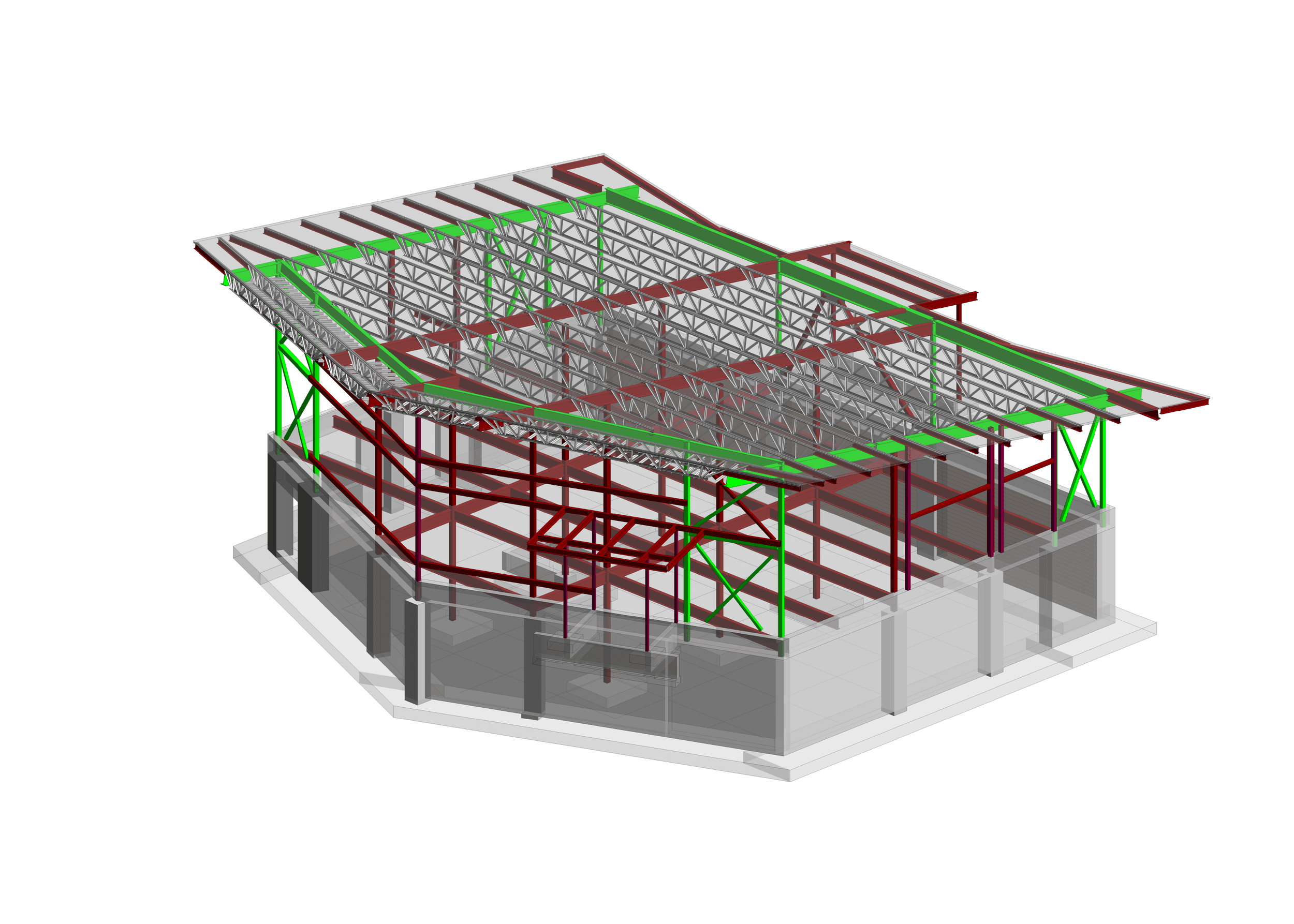 Structural BIM modeling and 3D clash detection services