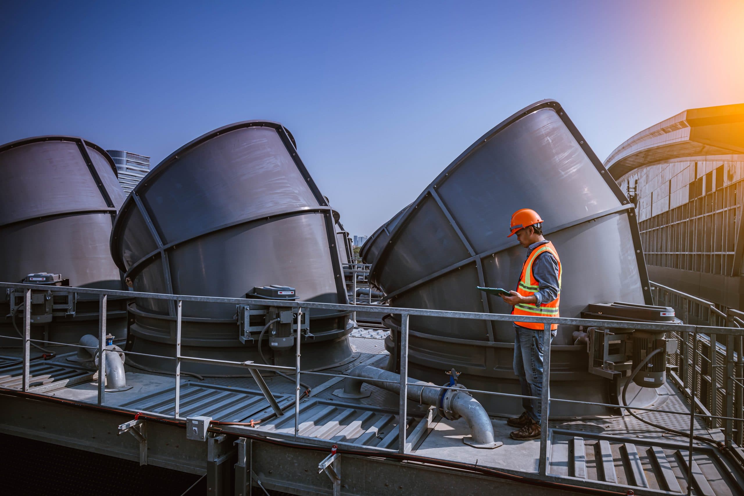 Industrial equipment with seismic anchorage in a mission-critical facility